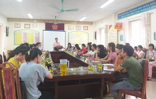 Trường mầm non Ánh Sao tổ chức họp phụ huynh đầu năm học 2019 – 2020